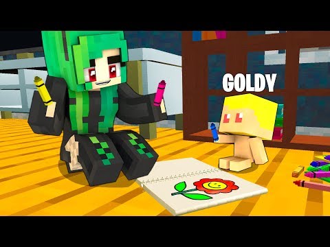 IVIE DISEGNA CON NOSTRO FIGLIO GOLDY!! - Minecraft ITA