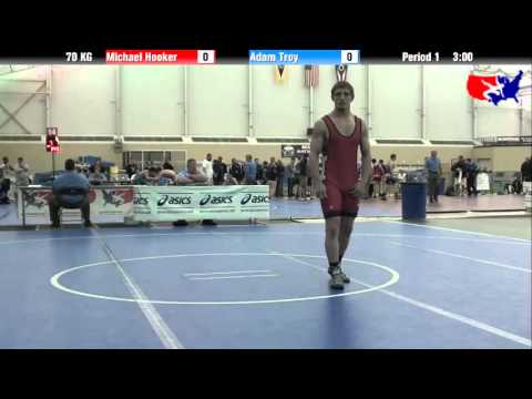 Michael Hooker vs. Adam Troy at 2013 ASICS University Nationals - GR