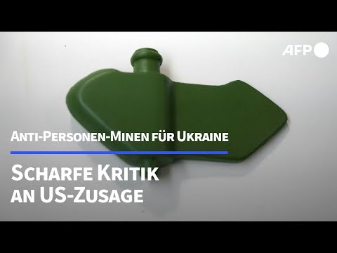 Anti-Personen-Minen für Ukraine: Geteiltes Echo auf US-Zusage | AFP