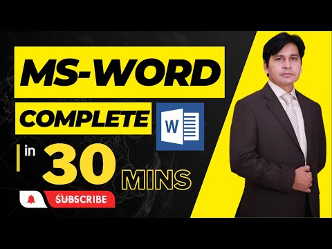 Microsoft Word in Just 30 minutes 2023 | Complete Word Tutorial Urdu | MS-WORD COMPLETE in 30 mins