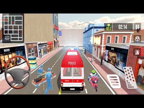 Police Ambulance Rescue Driving: 911 Emergency - #6 Android Gameplay Video | Ambulance Games 2021