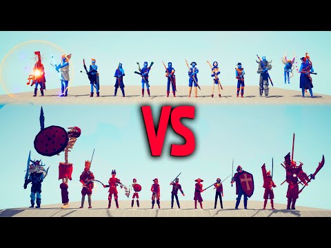 SWORD team vs ARCHER team TOURNAMENT | TABS - Totally Accurate Battle Simulator