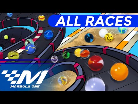 Marble Racing: Marbula One S2 ALL RACES!