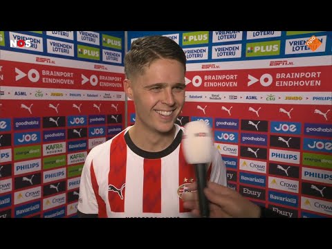 Veerman GRAPT met interviewer: "17 punten is wel een GROOT verschil" 😂 | PSV 3-0 Feyenoord | #psvaja
