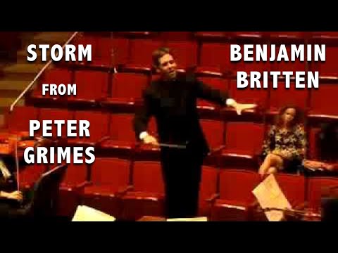 Brett Mitchell conducts Storm from Benjamin Britten's Peter Grimes