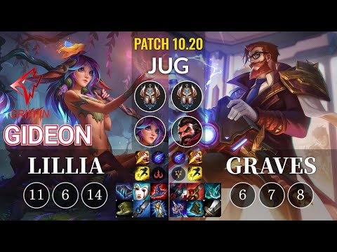 GRF GIDEON Lillia vs Graves Jungle - KR Patch 10.20