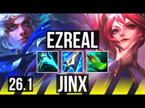 EZREAL & Karma vs JINX & Lulu (ADC) | 51K damage | BR Grandmaster | 26.1