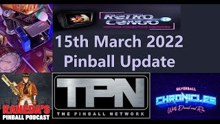 Pinball Update March 2022 Stern JJP Haggis PB CGC AP Kaneda TPN