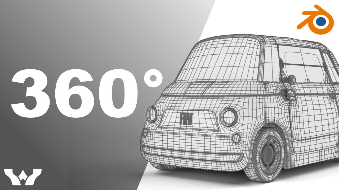 Fiat Topolino 2024 HQ interior 3D Model