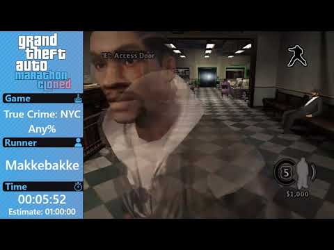 GTAMarathon 2019: Cloned - True Crime: New York City - Any% - Makkebakke
