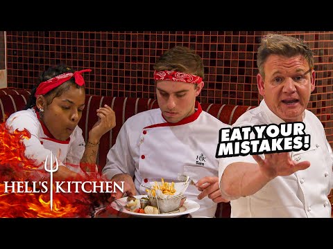 Red Team Forced To Eat Their Mistakes Before Getting Kicked Out Immediately | Hell's Kitchen