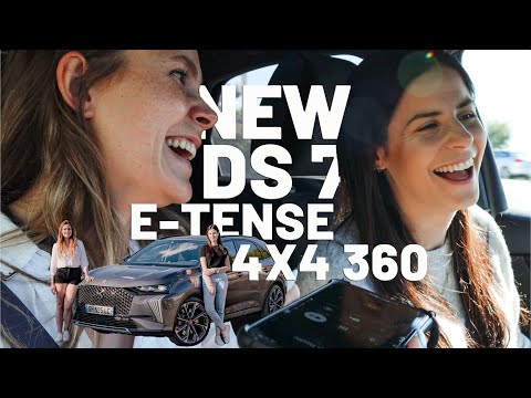 THE NEW DS 7 E-TENSE 4X4 360 | Fun Test Drive in Nice with Megan
