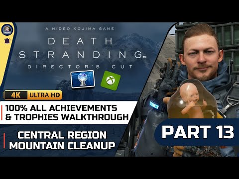 Death Stranding The Director's Cut 100% Platinum Walkthrough PART 13 - Central Region Mountain