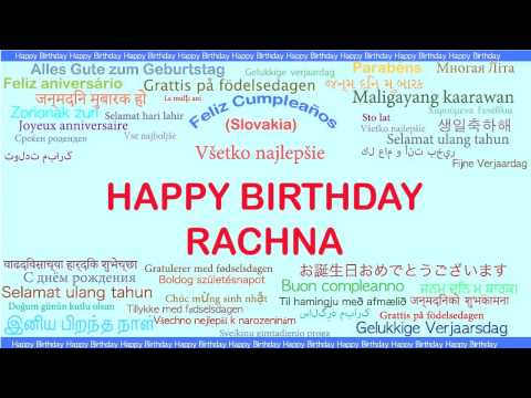 Rachna   Languages Idiomas - Happy Birthday