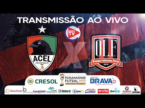 Campeonato Paranaense de Futsal - Série Ouro - 2022 - ACEL Chopinzinho Vs  Operário Laranjeiras