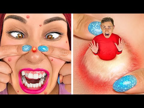 Funny Relatable Situations 😆 Food & Makeup – If Objects Were People | 123 GO!