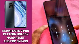 Redmi Note 9 Pro Pattern and Password Unlock and Hard Reset