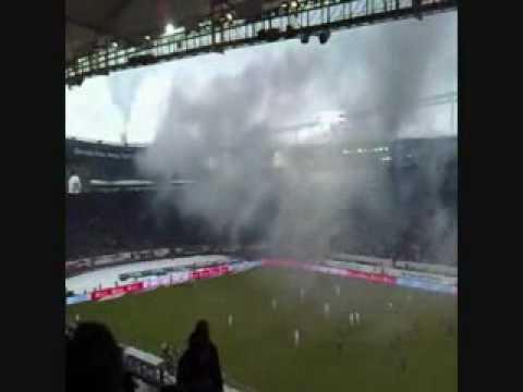 Rauchbomben VfB Stuttgart - Hamburger SV 1. Halbzeit