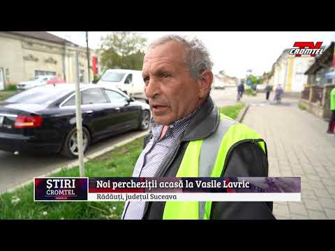 CROMTEL TV NEWS - New searches at Vasile Lavric's home