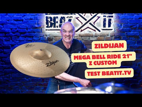 21" Zildjian Z Custom Mega Bell Ride I Legendary cymbals revived I A test by BeatIt TV