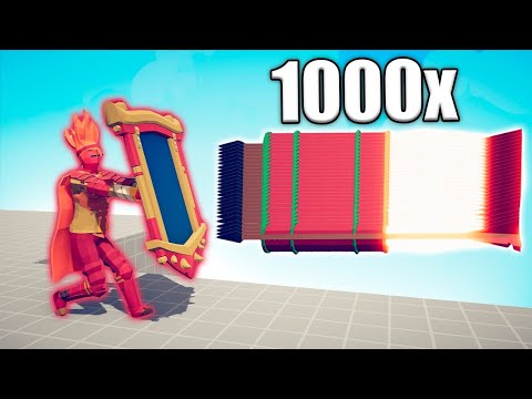 FIRE MIRROR SHIELD vs 1000x OVERPOWERED UNITS - TABS | Totally Accurate Battle Simulator 2024