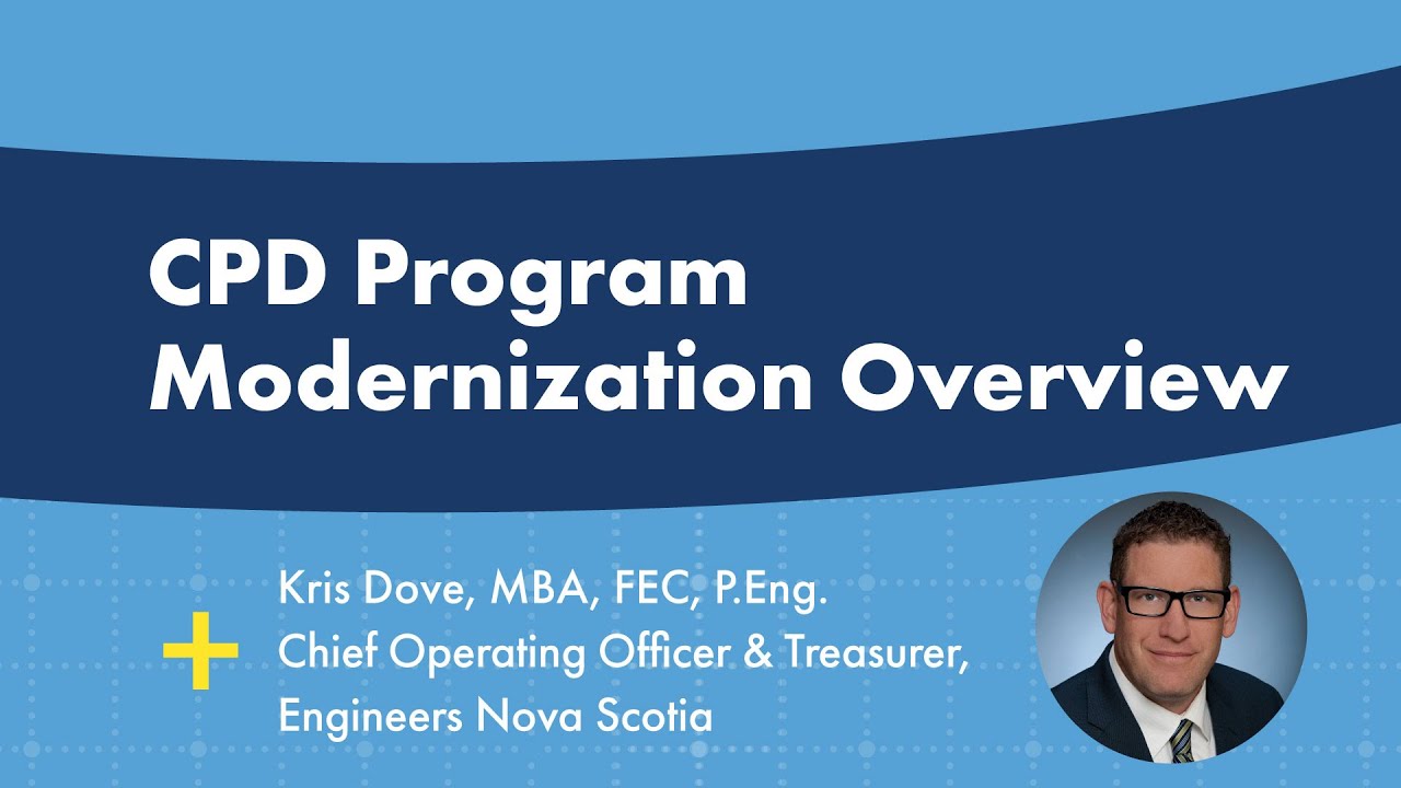 CPD Program Modernization Overview