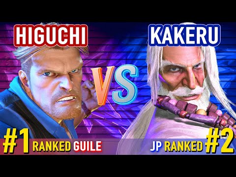 SF6 ▰ HIGUCHI (#1 Ranked Guile) vs KAKERU (#2 Ranked JP) ft. MAGO (Ryu) ▰ High Level Gameplay