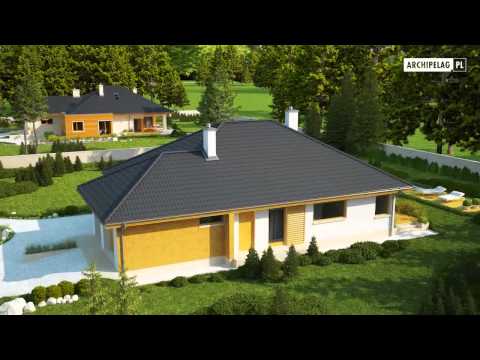 Projekty domów ARCHIPELAG: Glen - Projekt domu jednorodzinnego