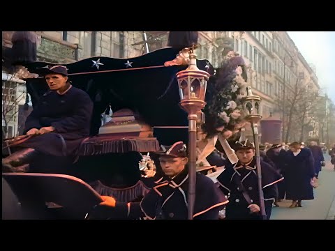 Poland, Warsaw 1930s in color [60fps, Remastered] w/sound design added