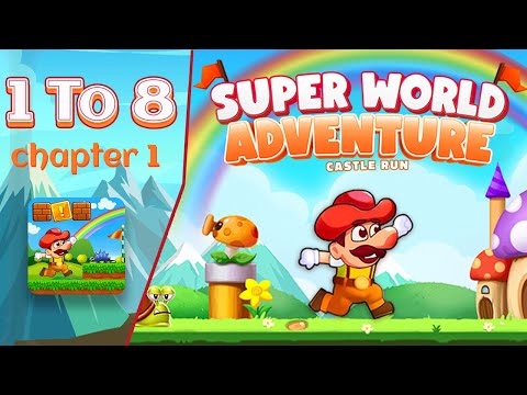 Super World Adventure - Castle Run - Levels 1/8 - Chapter 1 Gameplay
