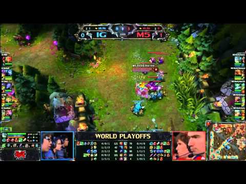 world championship league of legends M5.Benq vs IG (2 game)