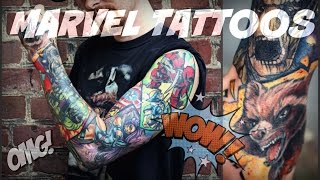 MARVEL TATTOOS - Full Sleeve by Cira Las Vegas