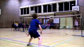 preview picture of video 'Hawick Badminton - Primary School Boys Final 2013 - Part 1'