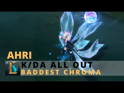KDA All Out Ahri BADDEST Chroma - League Of Legends