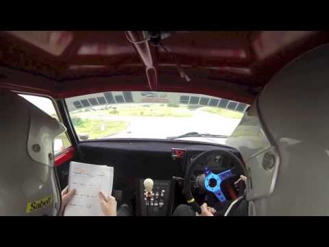 Stephen and Louise Hope Rally in MkII Escort 2013