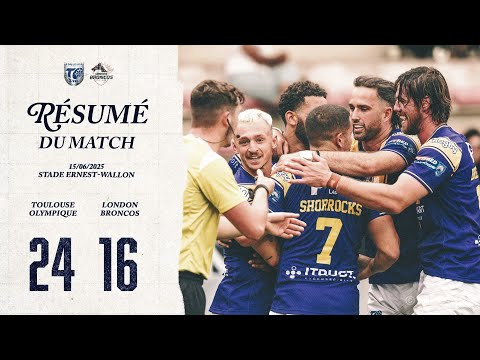 Résumé 13e journée Toulouse Olympique v London Broncos - Championship 2025