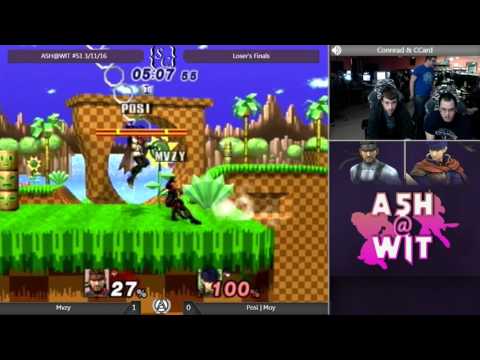MVZY (Snake) vs Moy (Ike) & WIT | ORLY (Fox/Falcon) - ASH@WIT #51 Project M Loser's & Grand Finals
