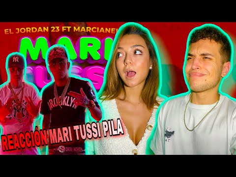REACCIONANDO con mi AMIGA a Mari Tussi Pila - El Jordan 23 Ft Marcianeke (Prod BigCvyu) (REACCIÓN)