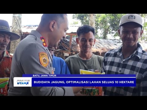 POLRES BATU DAN DINAS PERTANIAN DORONG PRODUKTIVITAS JAGUNG