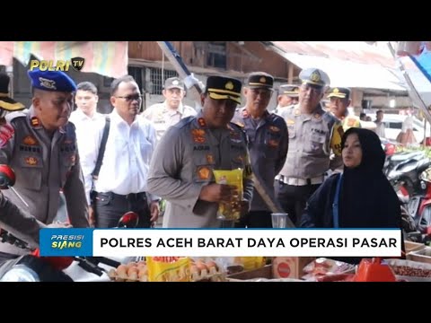 POLRES ACEH BARAT DAYA OPERASI PASAR