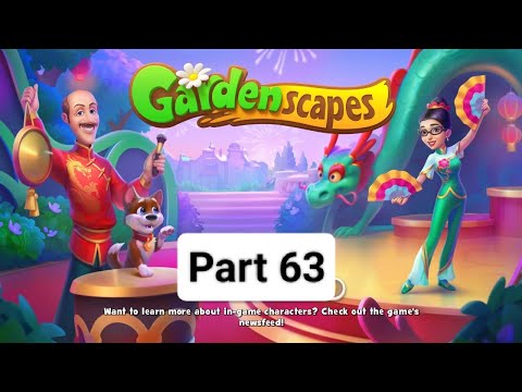 Gardenscapes New Area Part 63 (story and gameplay)