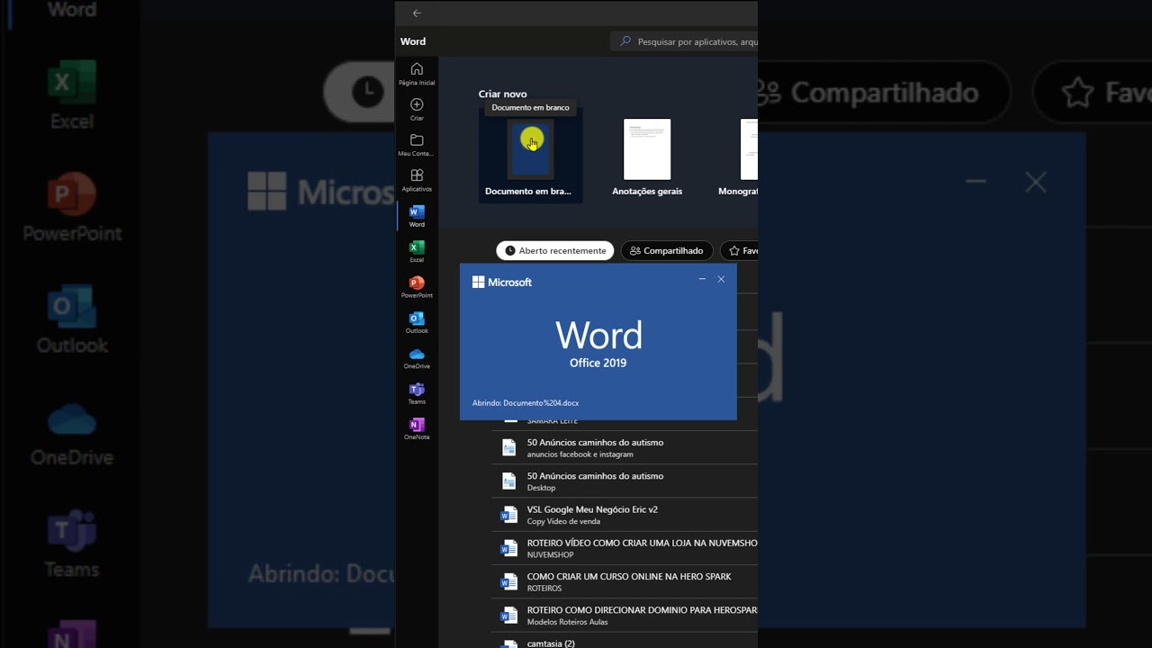 COMO USAR O PACOTE OFFICE GRÁTIS