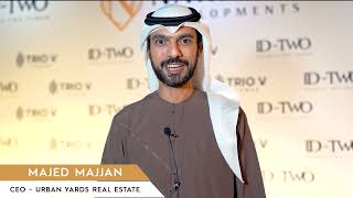 Eng. Majed CEO of the Urban yards real estate. He illustrates about Hotel Apartments in 𝐃𝐨𝐮𝐛𝐥𝐞 𝐓𝐰𝐨 Tower