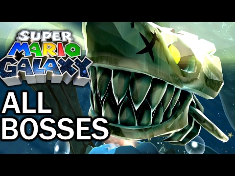 Super Mario Galaxy: All Bosses (No Damage) (4K 60fps)