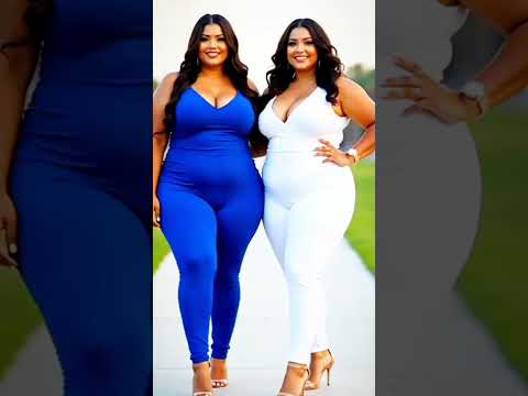Glamorous Sisters in Bold Jumpsuits | Street Style Confidence"😻❤️