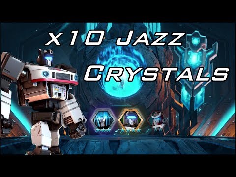 x10 Jazz Crystal Opening - Transformers: Forged to Fight