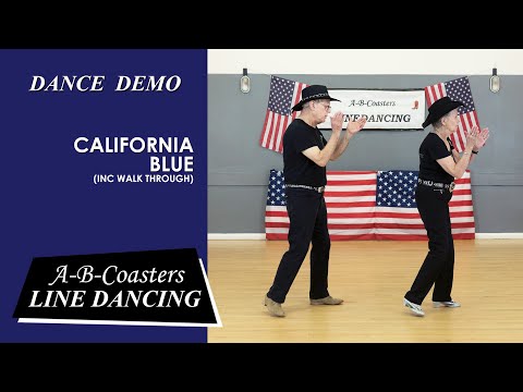CALIFORNIA BLUE - Line Dance Demo & Walk Through