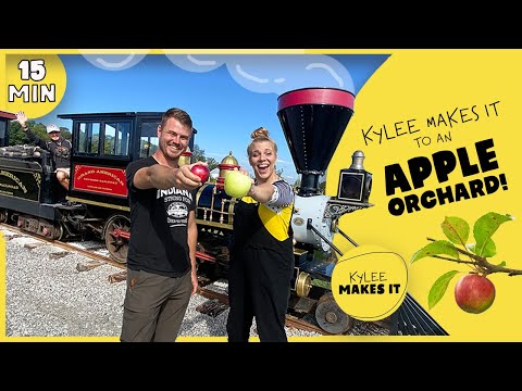 Kylee Makes It to an Apple Orchard | Tour a real train and learn how to make apple cider!