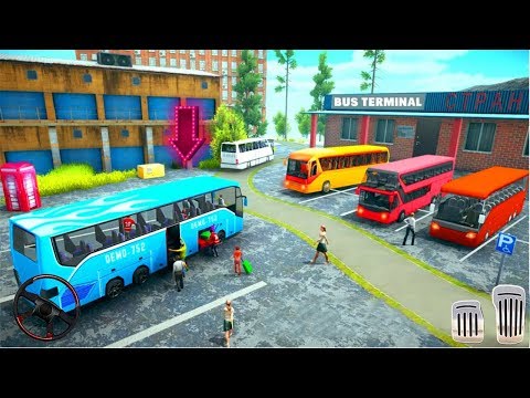 Off-road Bus Mountain Driving Simulator 2019 ：Mountain bus game -  Android Gameplay