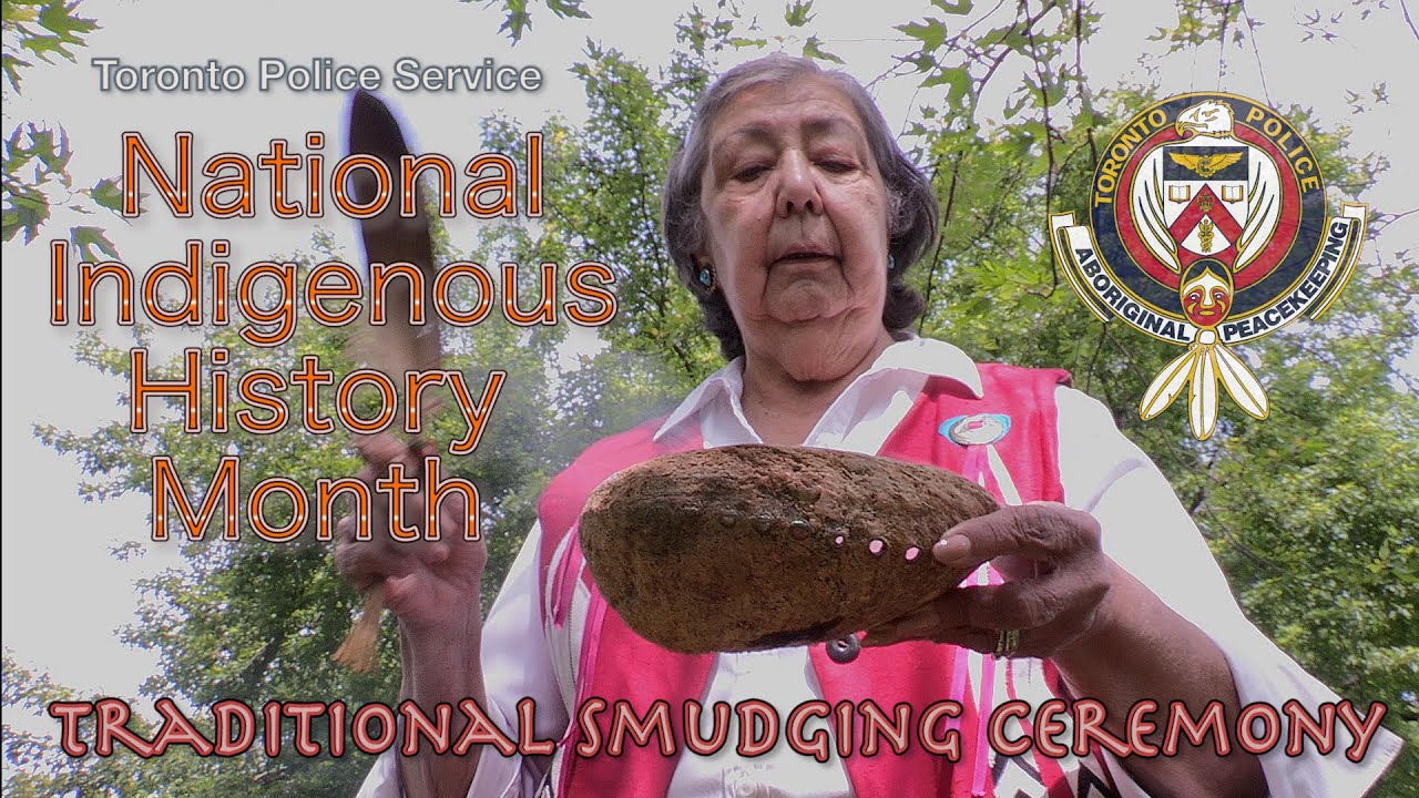 Toronto Police Celebrate National Indigenous History Month | Traditional Smudging Ceremony